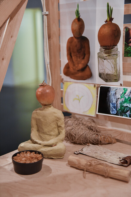 Installation by ex-artists' collective