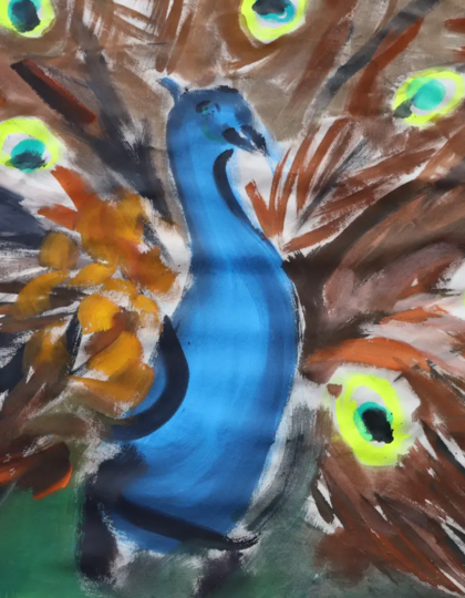 Sophie von Hellermann, Get Your Head Around It (Detail), 2025 Courtesy der Künstlerin, Foto: Finbar Ward Exhibition: Sophie von Hellermann "Get Your Head Around It"