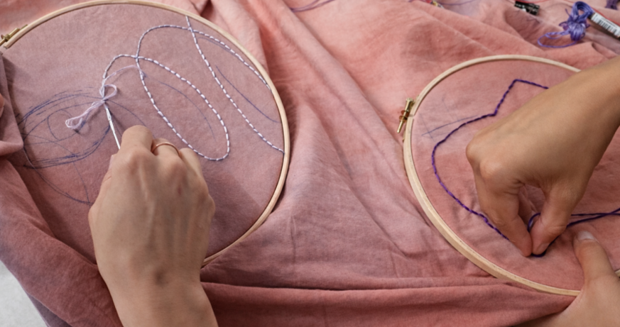 Foto: İklim Doğan Artist Workshop: Homage to Our Mothermothers – A Collective Stitching Experience