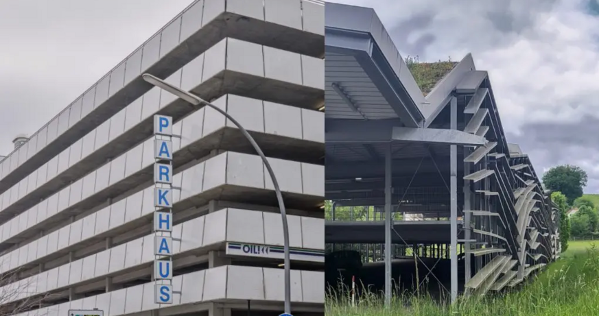 Bestand umbauen © Foto: Felix Hermann 2024 und Waltraud P. Indrist 2025 Lecture & Discussion: Rethinking and Transforming Existing Structures