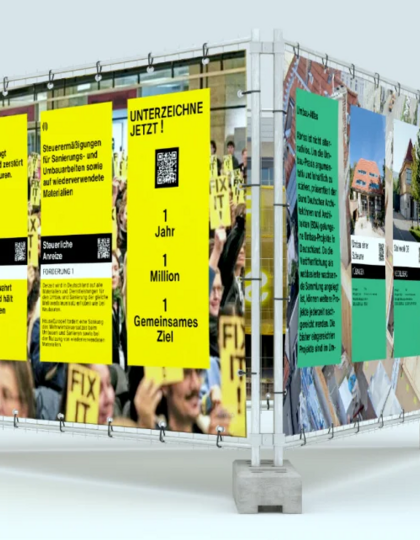 House Europe! fordert neue EU-Gesetze, die dem spekulationsgetriebenen Abriss entgegenwirken. © Foto: HouseEurope! Exhibition: Countdown House Europe!