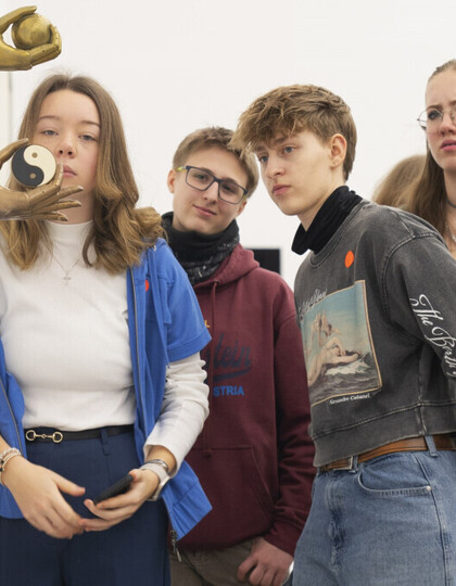 Foto: Kunsthalle Wien Mathematical Art Talk (DE): Guan Xiao "Teenager"