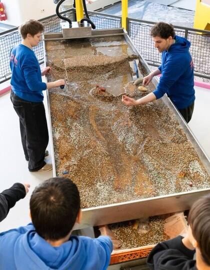 DONAURAUSCHEN & FLUSSGEFLÜSTER, Mitmachausstellung ZOOM Kindermuseum © Paul Pibernig Hands-on Exhibition: DONAURAUSCHEN & FLUSSGEFLÜSTER