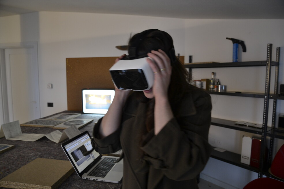 VR Environment for "Calcare il Mondo" by Lulù Nuti