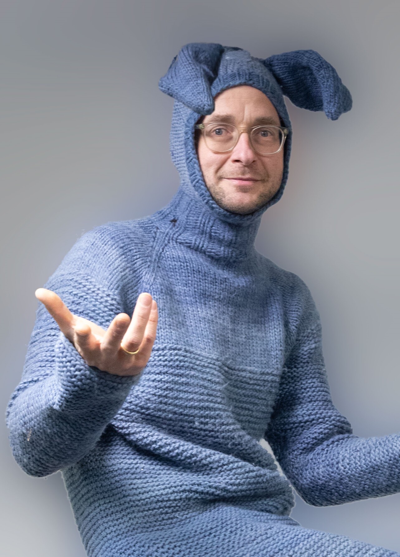 Lorenz "eSeL" Seidler Porträtfoto von Lorenz "eSeL" Seidler im Eselskostüm