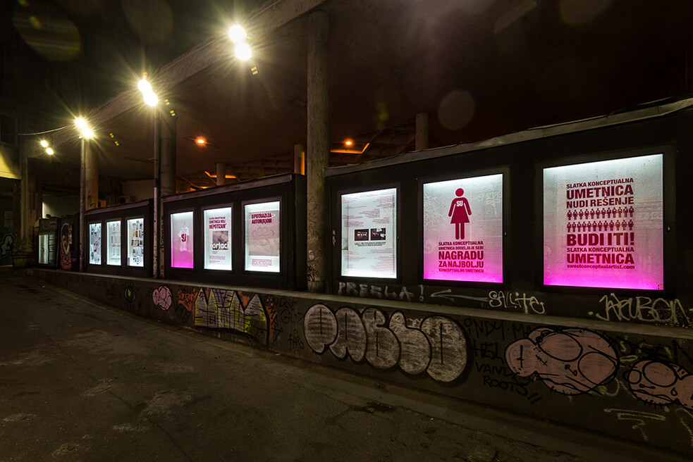 Bojana S. Knežević: "Sweet Conceptual Artist Offers a Solution", 2018