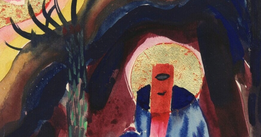 Johannes Itten, Der Eremit, 1918 © Privatbesitz | Foto: Christoph Wagner, Regensburg © Bildrecht, Wien 2026 Lecture by Bazon Brock