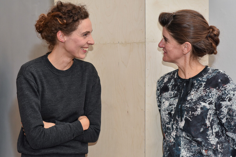 Curators Michaela Geboltsberger (tranzit.at) & Heide Wihrheim (ERSTE Foundation)