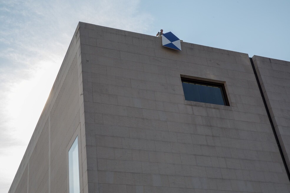 Abbas Akhavan: Study for a Blue Shield (2015)