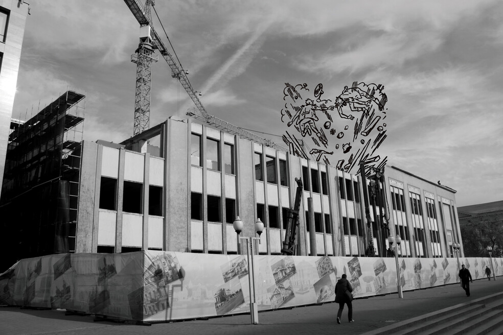 Ghosts, digital collage, 2018