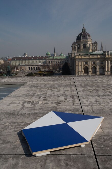 Abbas Akhavan: Study for a Blue Shield (2015)